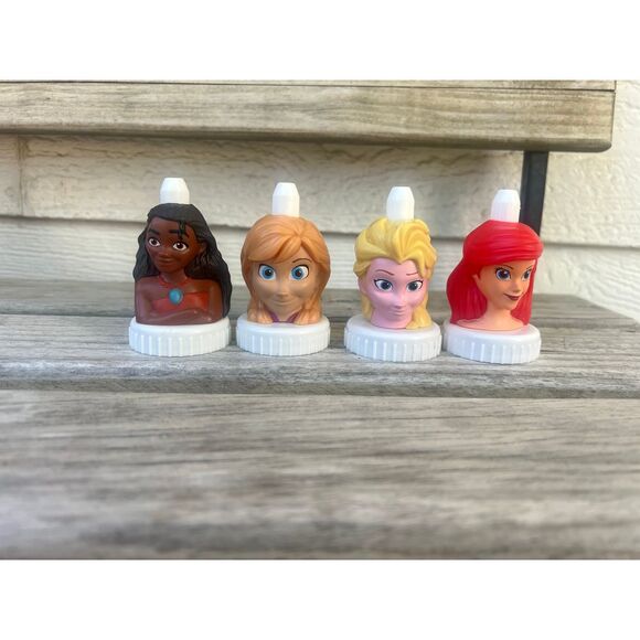 Good2Grow Disney Princess‎ Characters Juice Toppers Sippy(Set of 4) - Picture 1 of 3